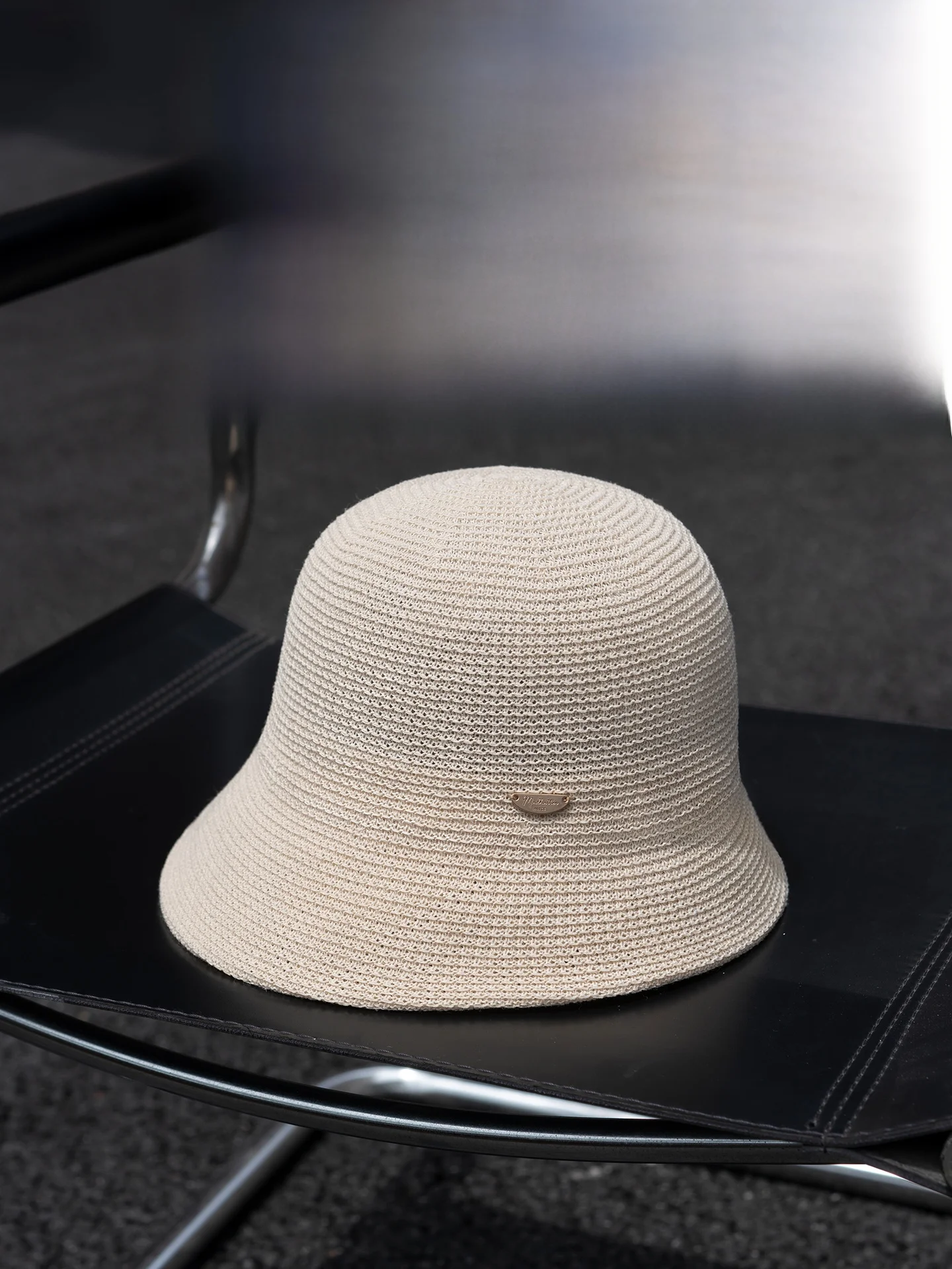 madhatter-alice-breathable-paper-fisherman-hat-commute-sunshade-bucket-summer-hats-adjustable-foldable-polyester-fiber
