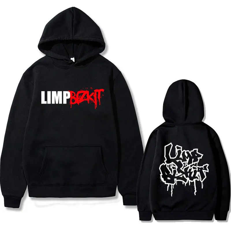 Best Famous Limp Bizkit $3 Bill Graphic Hoodie Men's Sportswear Autumn/Winter Men's and Women's Retro Gothic Rock Hoodie