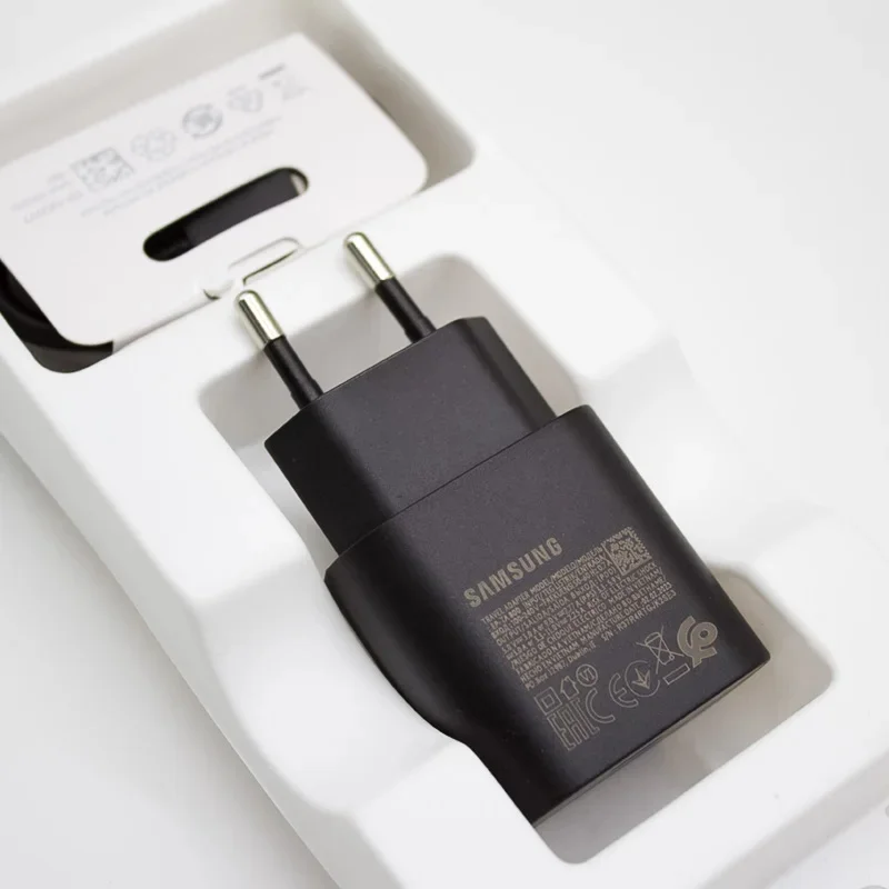 Samsung 25W High Quality Super Fast Charging PD Charger EU Plug USB Type C Cable For Galaxy Z Fold 6