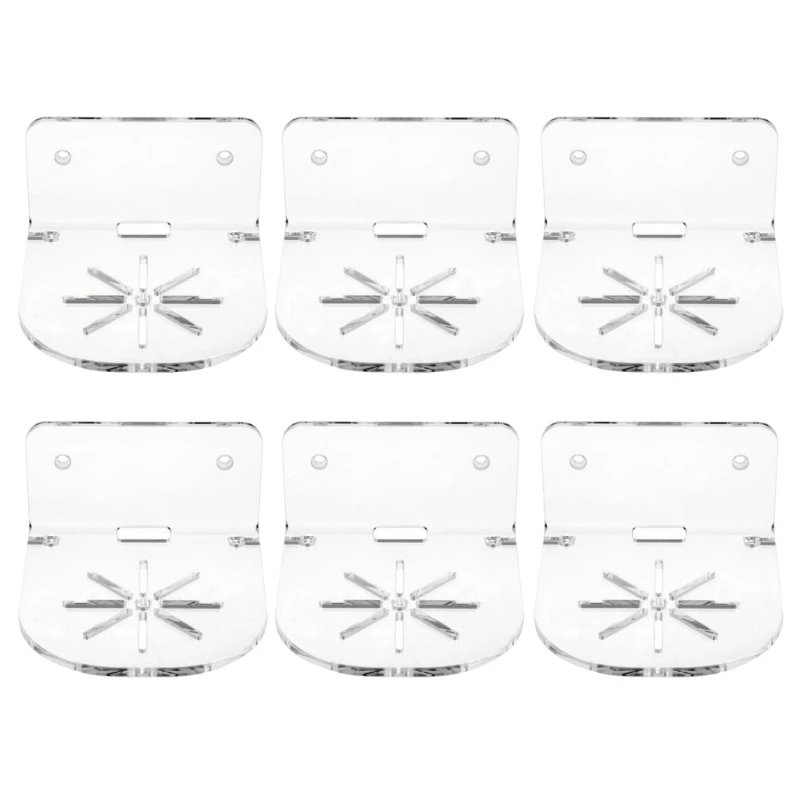 قطعتان من الأرفف العائمة من الأكريليك لمكبر الصوت وحامل شاشة سهل التركيب K1KF