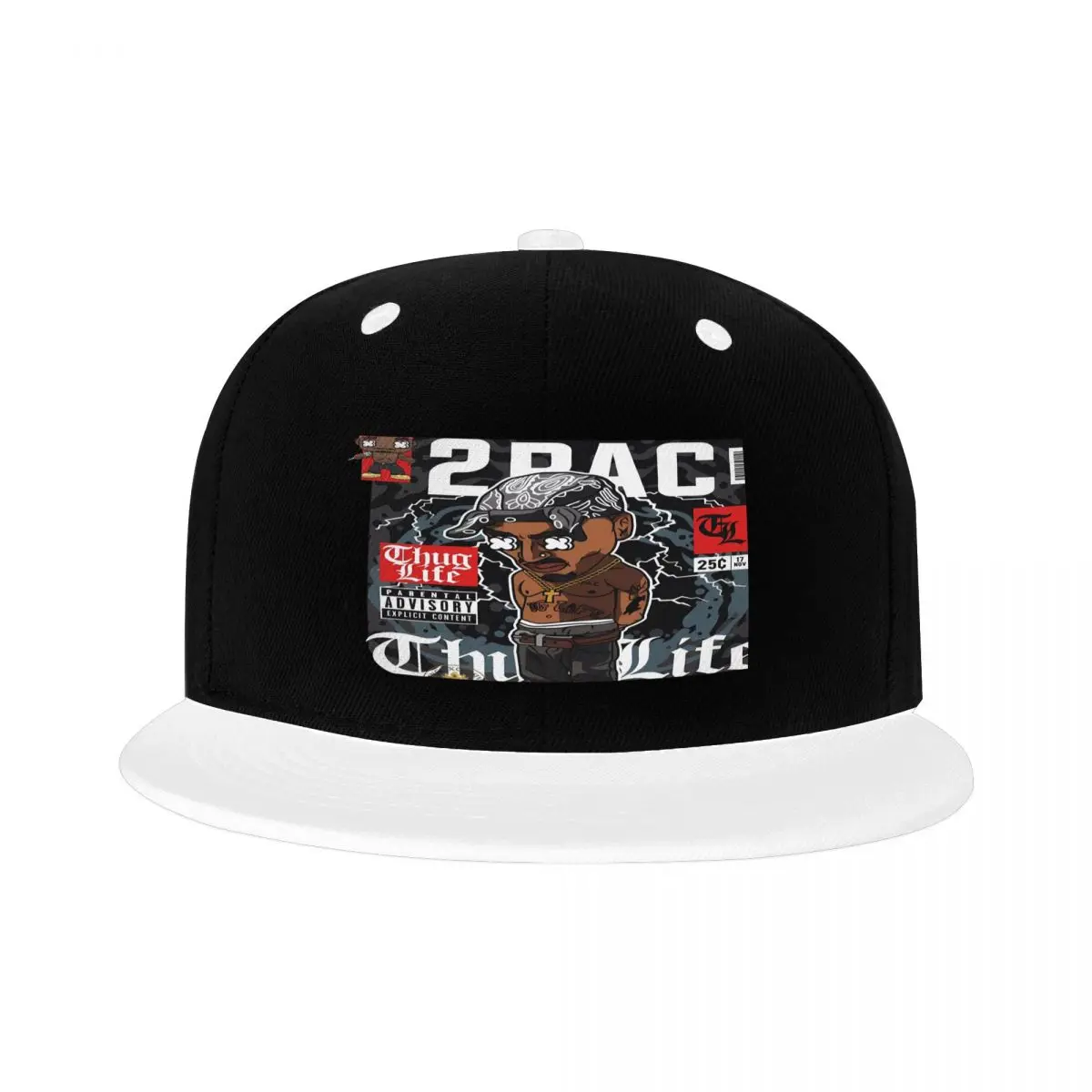 Tupac Thug Life Man Cap Golf Hat Custom Logo Cap Man Summer Man Hat Baseball Cap