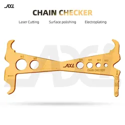 Bicycle Chain Repair Tool Mountain Road Chains Gauge Measurement Ruler Bike Wear Checker Indicator Replacement Accessories