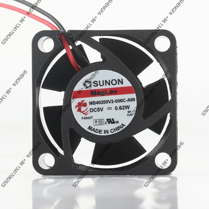 SUNON Precision 12V 24V 48V MB40200V2-000C-A9 DC5V 0.62W Silent Fan 4020 40X40X20MM