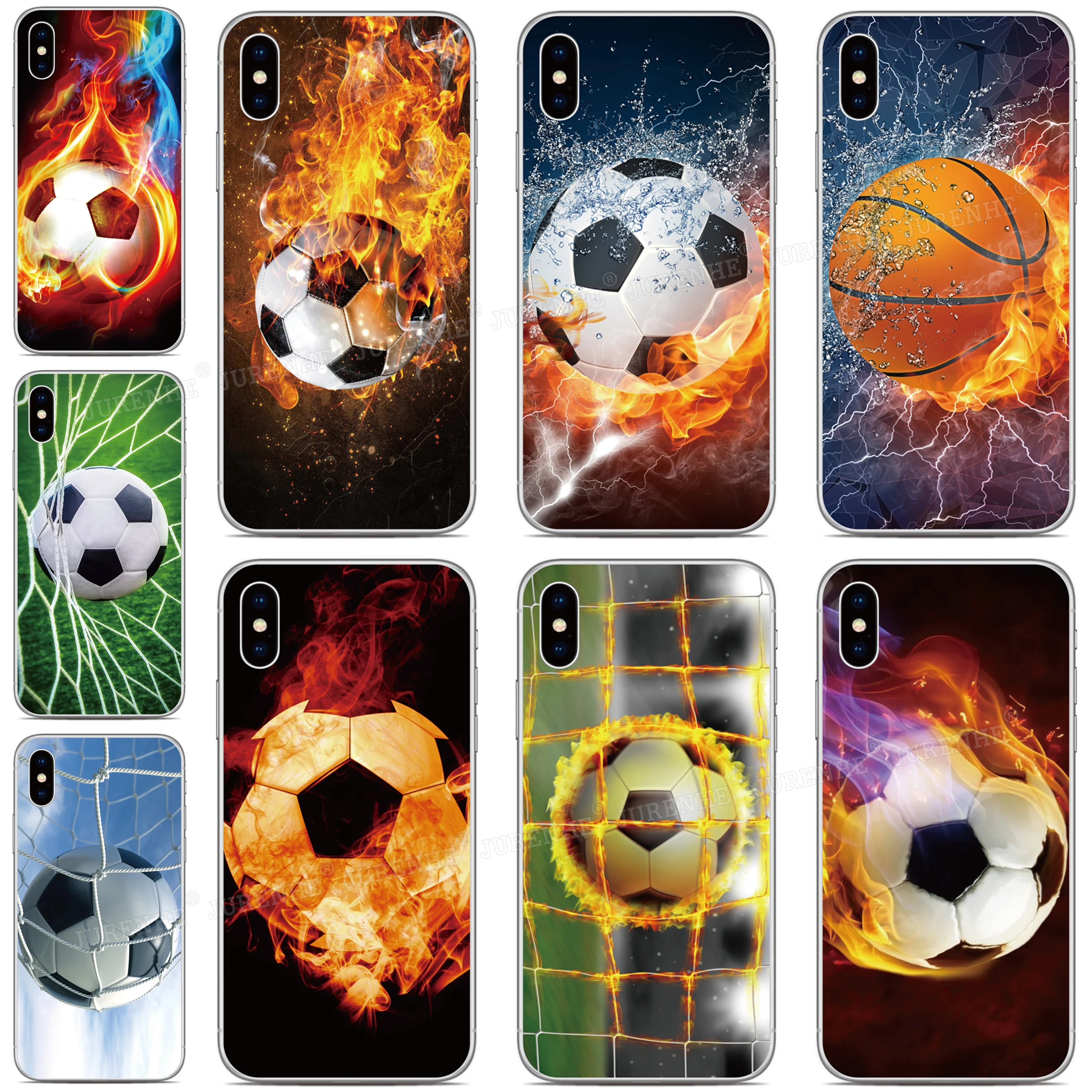 Football Soccer Back Cover For Sony Xperia 5 VI 1 10 II III IV V 2023 XZ5 XZ4 XZ3 XZ2 XA2 Plus XA3 Ultra L3 L4 E5 Z5 Phone Case