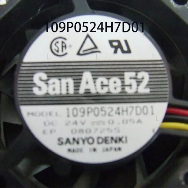 

L Новый для осевого охлаждающего вентилятора SANYO 109P0524H7D01 24 В постоянного тока 0,05 А 3-проводной 50*50*15 мм