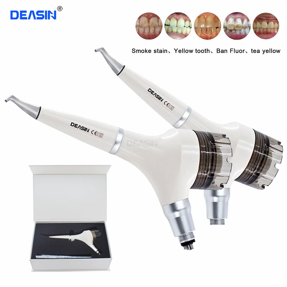 Dental Air Prophy Unit Teeth Whitening Spray Polisher Jet Air Flow Sandblasting  4 hole Teeth Polishing Dentistry Tools