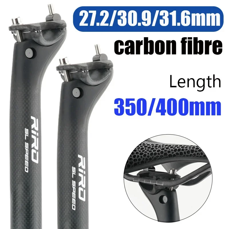 

Карбоновый подседельный штырь 27,2 30,9 31,6 мм, подседельная труба mtb 3K 350/400 мм, подседельный штырь для шоссейного велосипеда для mtb, задние плавающие гравийные аксессуары для велосипеда