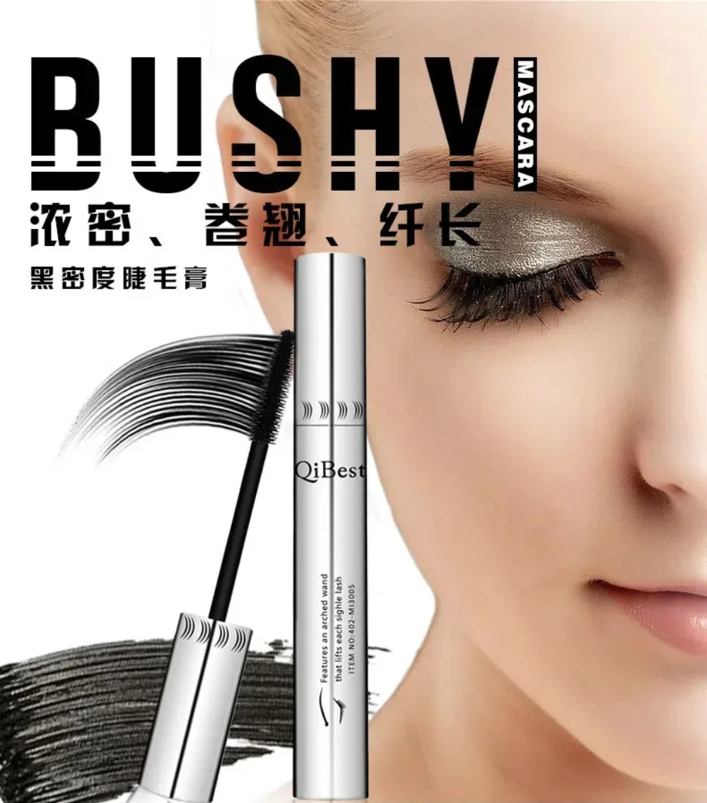 Mascara Wimper Langdurige Natuurlijke Waterdichte Zwarte Professionele Wimper Kwast Krullen Dikker Verlengen Oog Cosmetica Make-Up