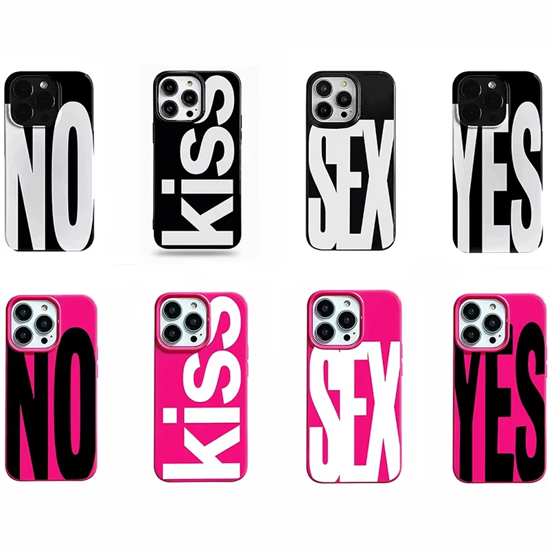 Fashion English Letters Jelly Phone Case For iPhone 17 Air 16 Pro Max 15 14 Plus 13 12 11 Pro Shockproof Silicone Back Cover
