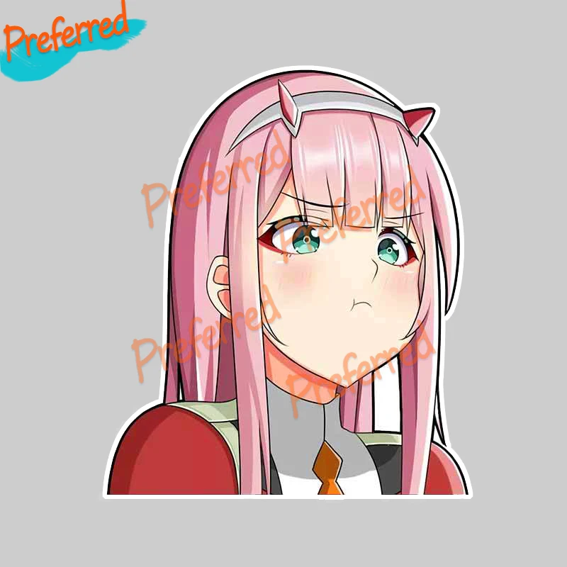 Chiky Fujiwara FranXX7 Anime Sticker Decal for Your All Cars Racing Laptop Locomotive Helmet Trunk Surf Camper Window Bumper