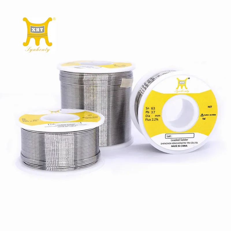 XHT Mild Rosin Core 183℃ Melting Point 0.5-0.8mm High Purity Environmental Solder Wire Welding Flux Iron