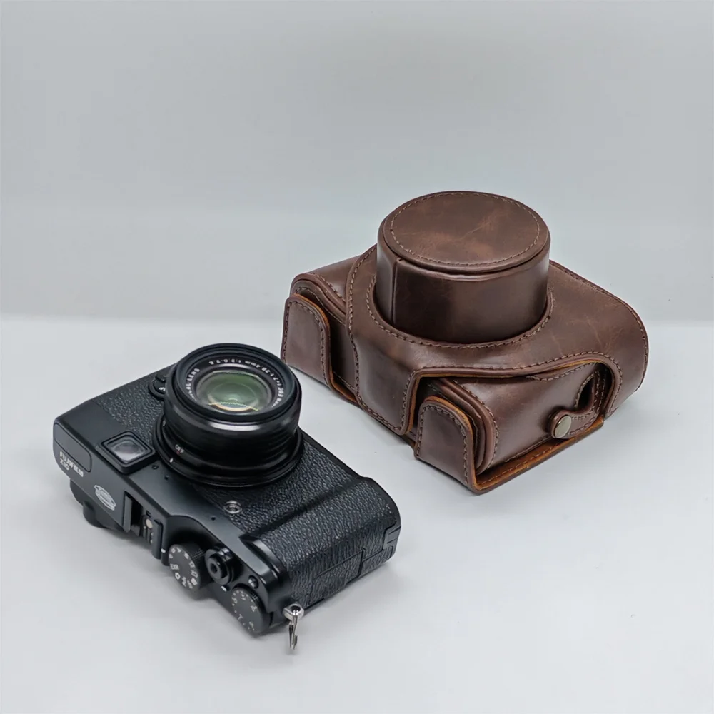 PU Leather Camera Bag Case For Fujifilm X10 X20 Fuji x10 x20 Full