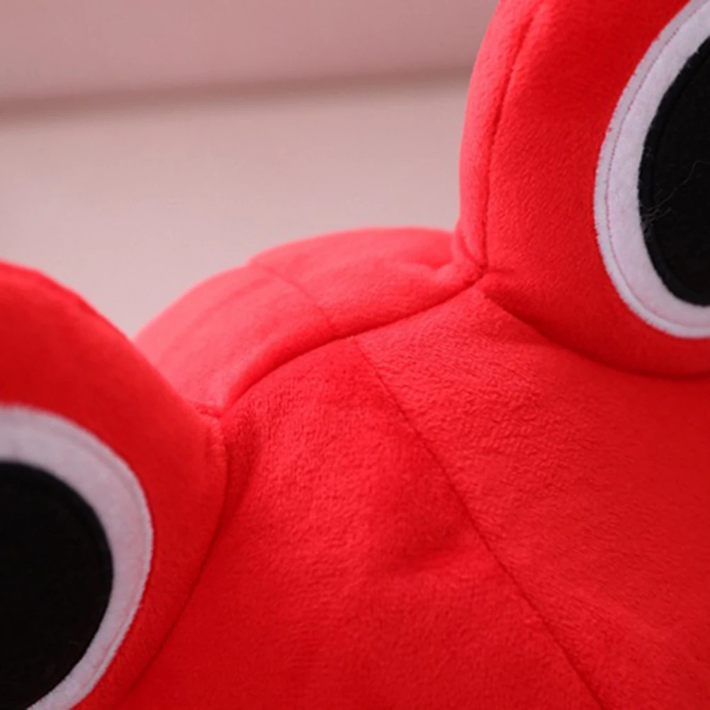 

Crab Head Hat Photo Props Cartoon Fashionable Big Eyes Headwear Cosplay Funny Cap Apparel