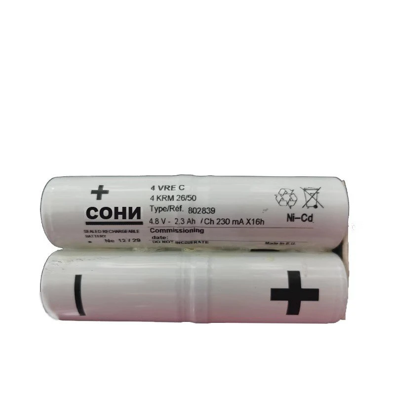 

4.8V-2.3Ah 4VER C Type Rechargeable Lithium Battery Pack for Planktonic Bacteria Sampler 802839 Ch230mA X16h
