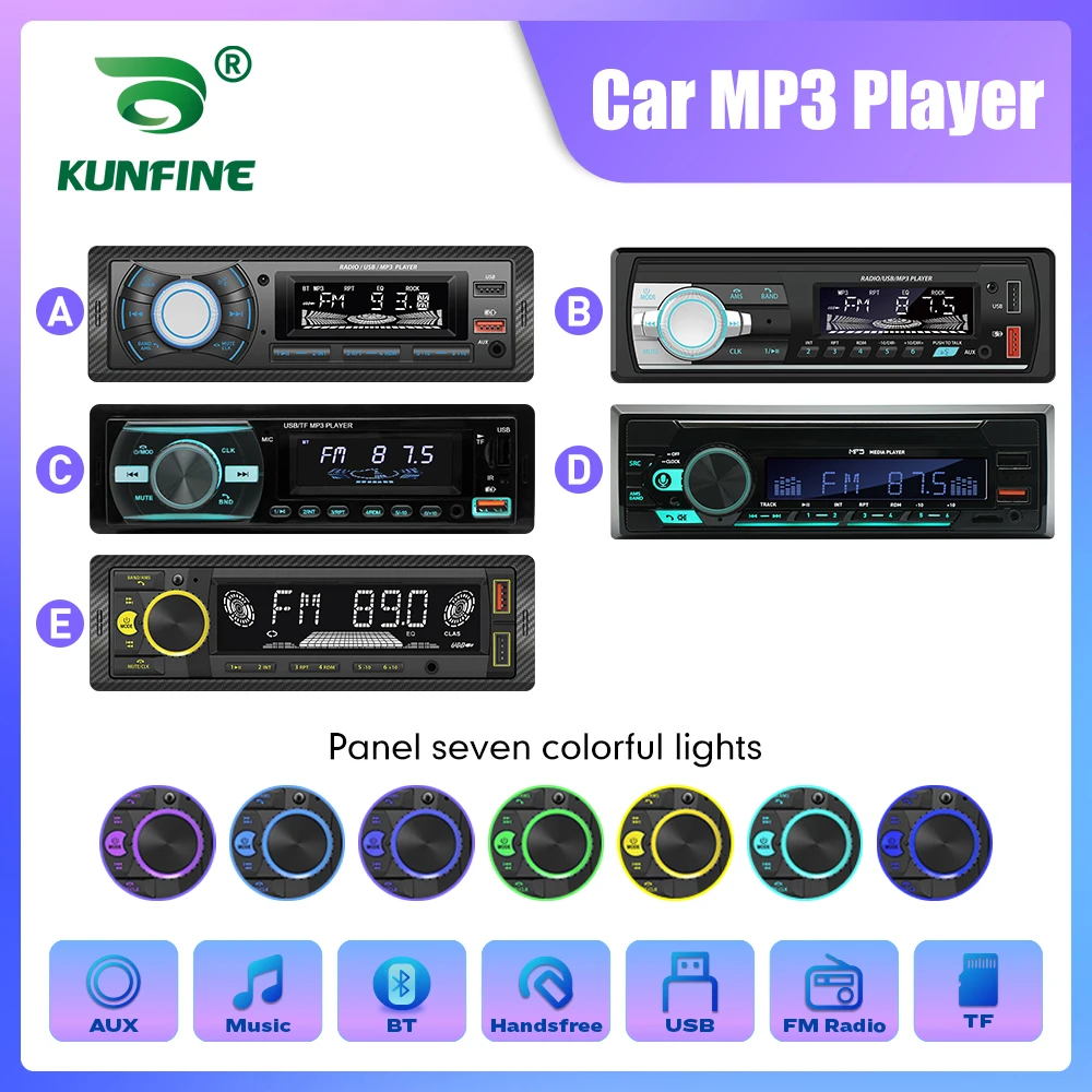 

1 din Car Radio MP3 Player FM Tuner Stereo USB Car Audio Stereo SD TF USB Multimedia Autoradio Player Remote Control Bluetooth