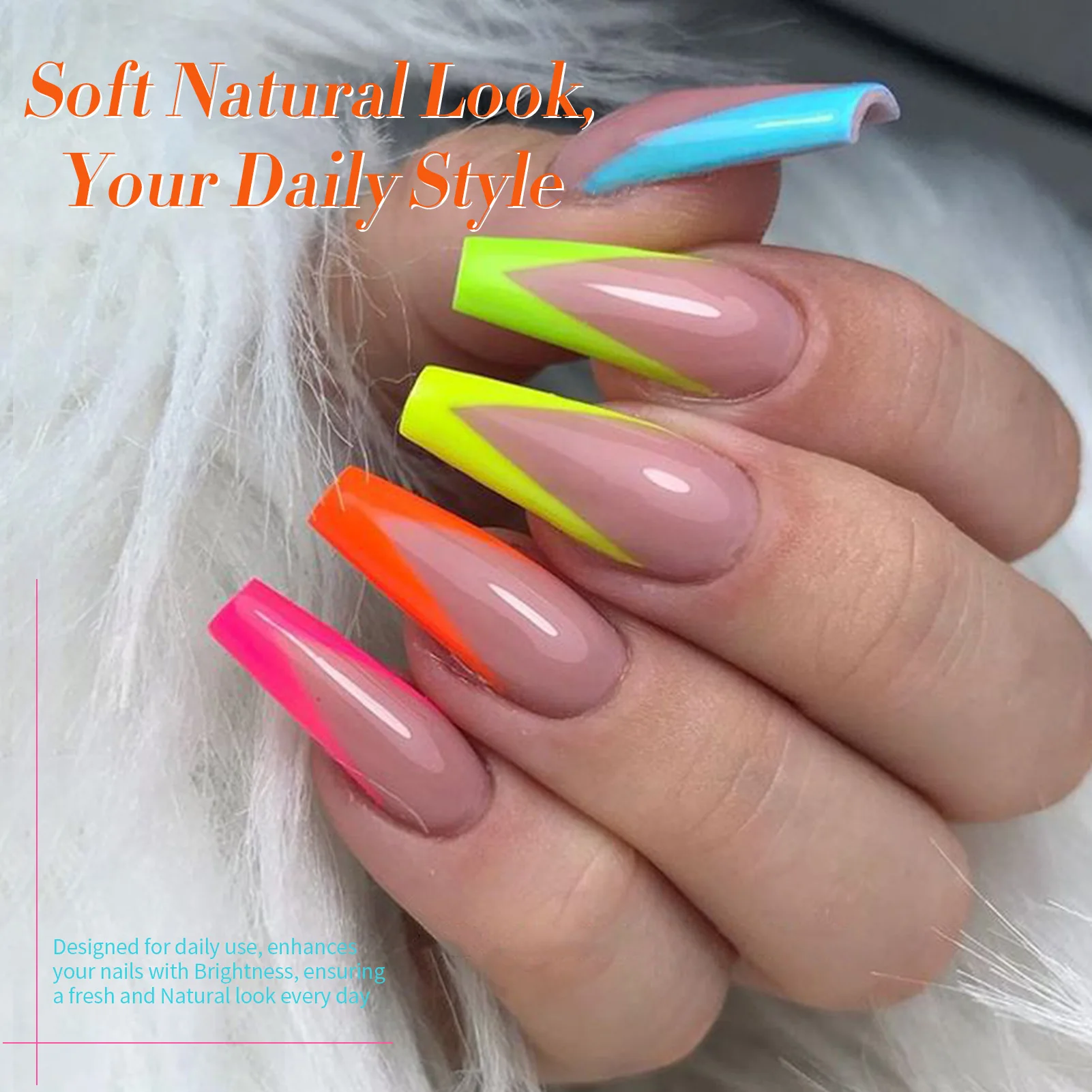 BORN PRETTY – ensemble de vernis à ongles Gel néon, 6 pièces, couleur magnifique d'été, Kit UV semi-permanent à tremper, tout pour la décoration de manucure, 10ml