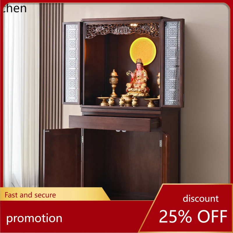 HT Offering Table Cabinet Standing Cabinet God of Wealth Cabinet Shrine Offering Table