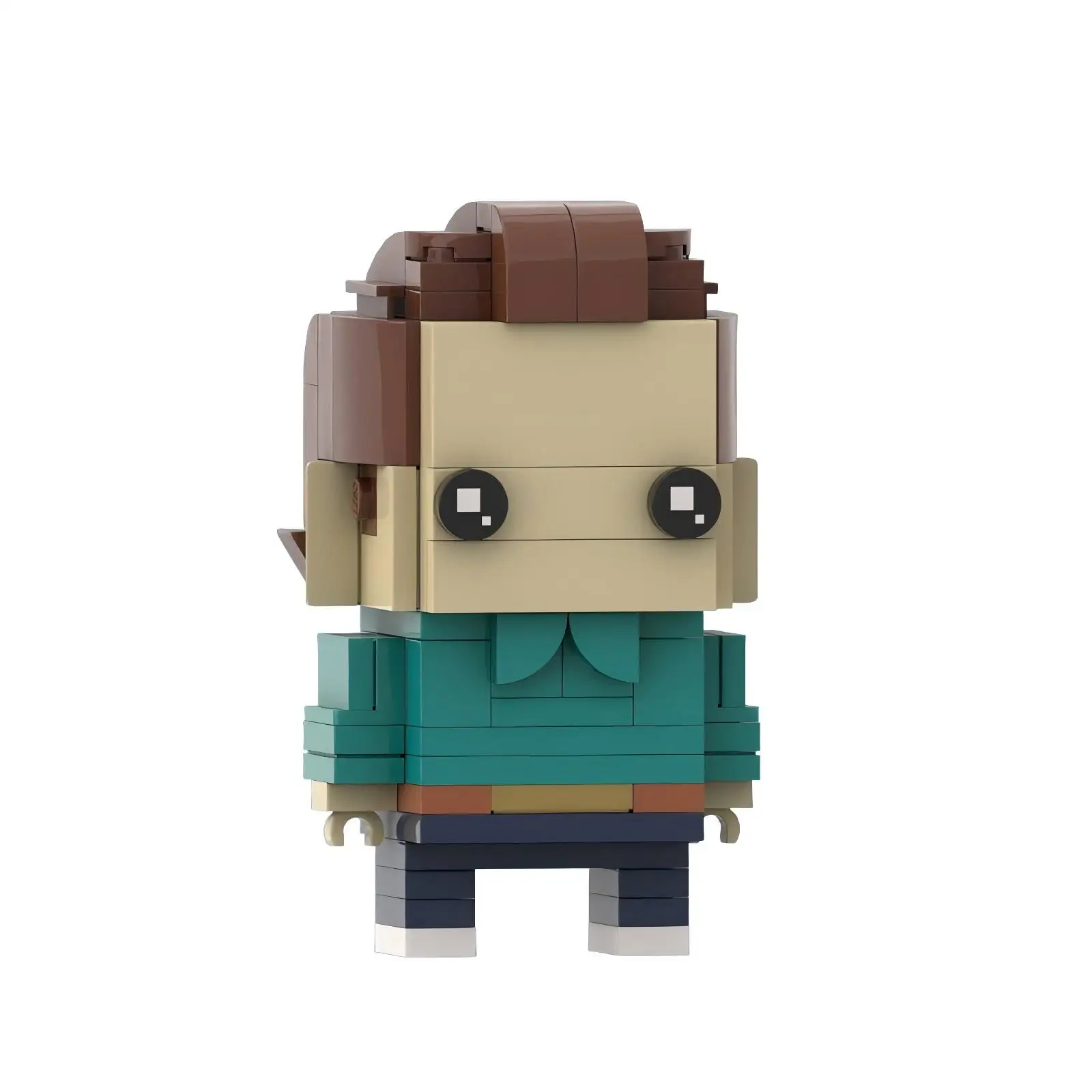Creative Sitcom TV Character Brickheadz Building Block MOC Song Fei True Story Cartoon Doll Model Adult Collectible Toys Gift