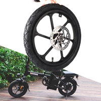 16 Inch Bike Wheel 16x1.75 Pneumatic Tire Inner Tube Alloy Hub With Brake Disc For Electric Scooters E-bike Folding Bicycles