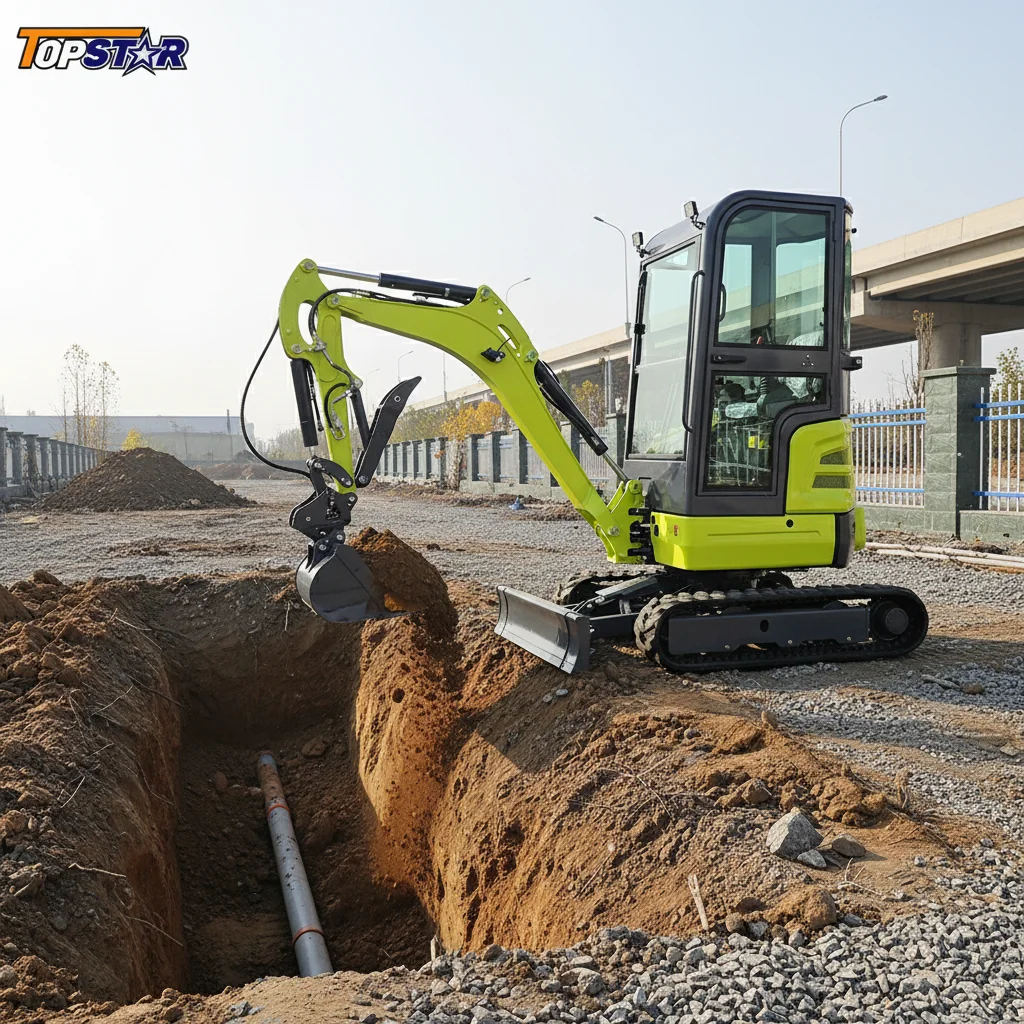 

Mini Excavator 2 Ton EURO 5 Heavy Duty Small Excavator Garden Use Fast Delivery Hot Sale