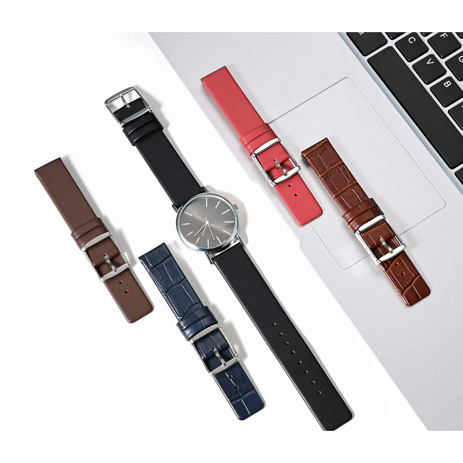 Uniwersalny skórzany pasek do zegarka 18mm 20mm 22mm do CK K2Y211 K2G211 K2M23, klamra na szpilkę, męski damski pasek do zegarka, klamra ze stali nierdzewnej