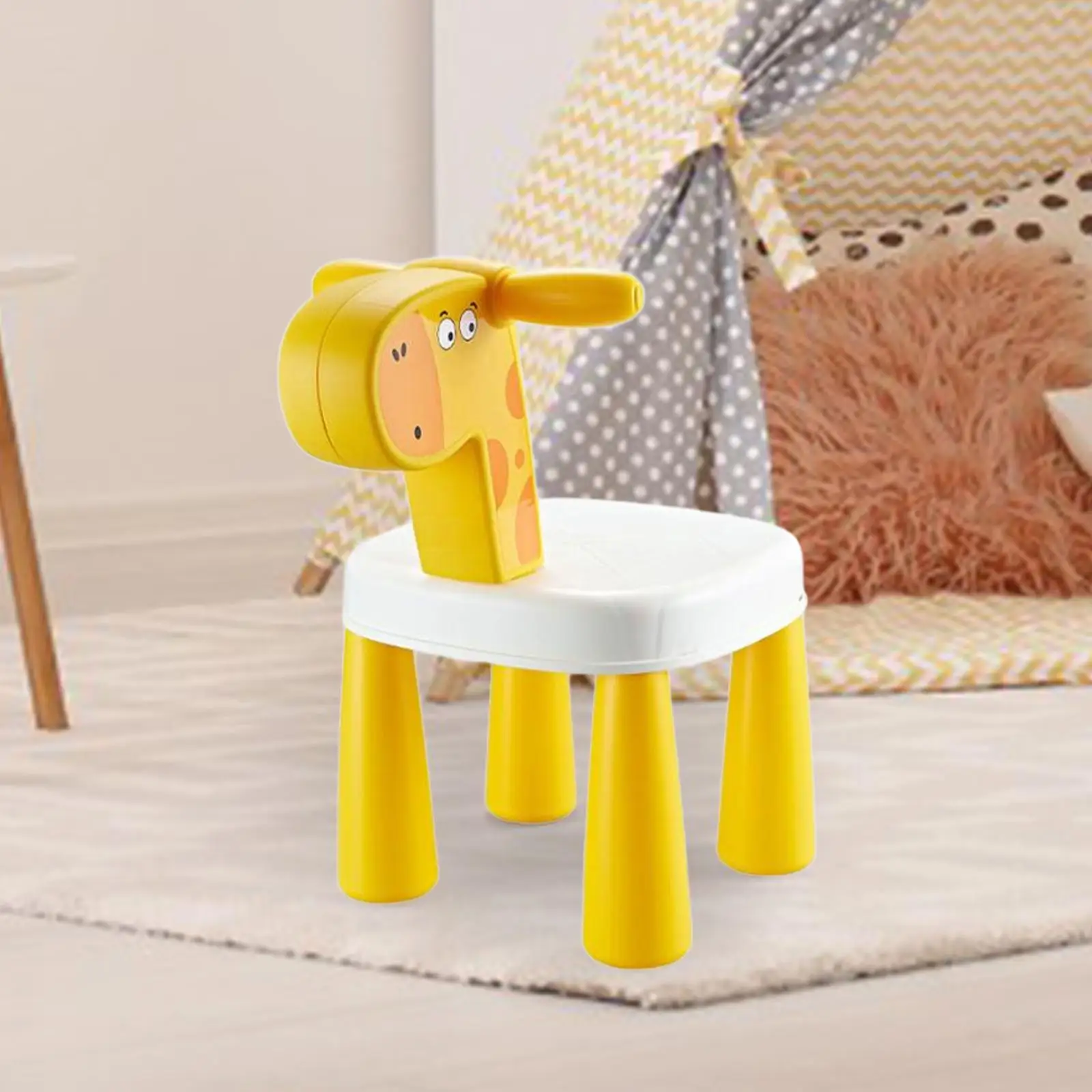 Kids Chair Cute Cartoon Ergonomic Anti Slip Lightweight Desk Chair Children Chair for Classroom Kindergarten Indoor Home Daycare