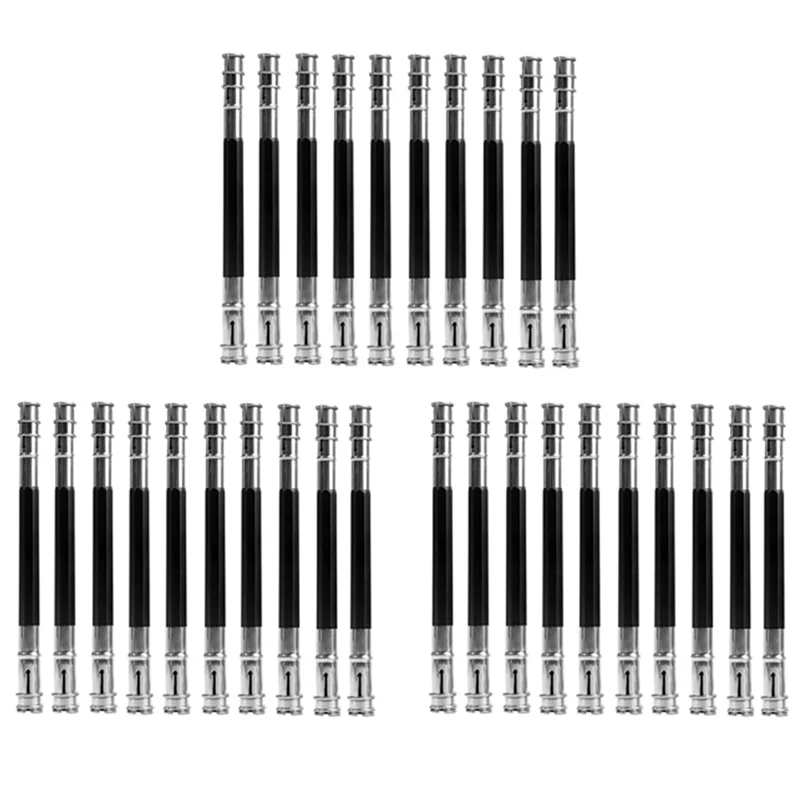 30PCS Pencil Extender Holder Adjustable Pencil Lengthener Tool Coupling Device For School Art Writing