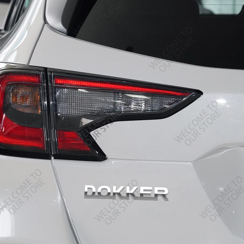 ثلاثية الأبعاد معدن ل Dokker Stepway DCI فان شعار سيارة شارة ديكور الخلفي الجذع ملصق شعار لاصقة تزيين اكسسوارات السيارات