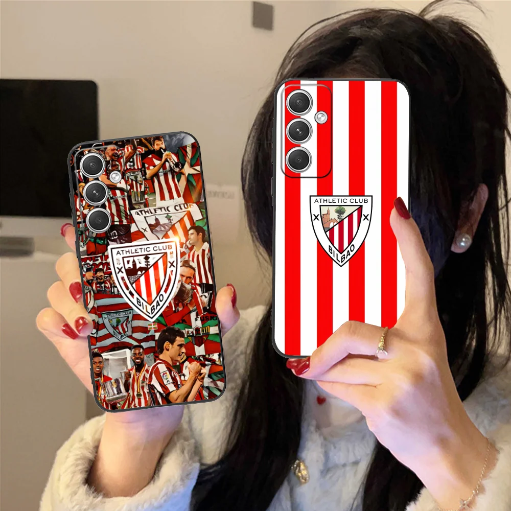 Funda de teléfono móvil b-bilbao para Samsung Galaxy S25 S24 S23 S22 S21 S20 S10 S9 Plus FE Ultra Lite, color negro