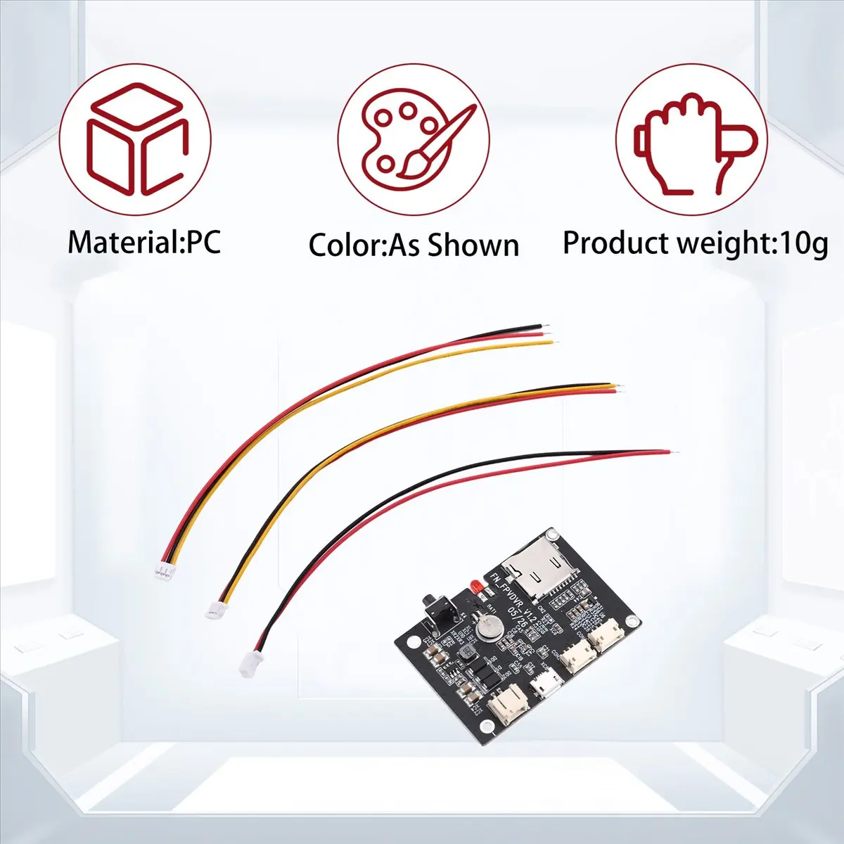 DT81 720P Analog AV Signal CVBS Input and Output Vehicle Video Recorder Module DVR Board Single Channel