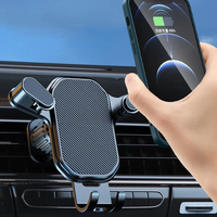 Car Gravity Holder Air Vent Mount Stable Anti-shake GPS Support Bracket Universal Mobile Phone Stand for IPhone 14 13 Samsung