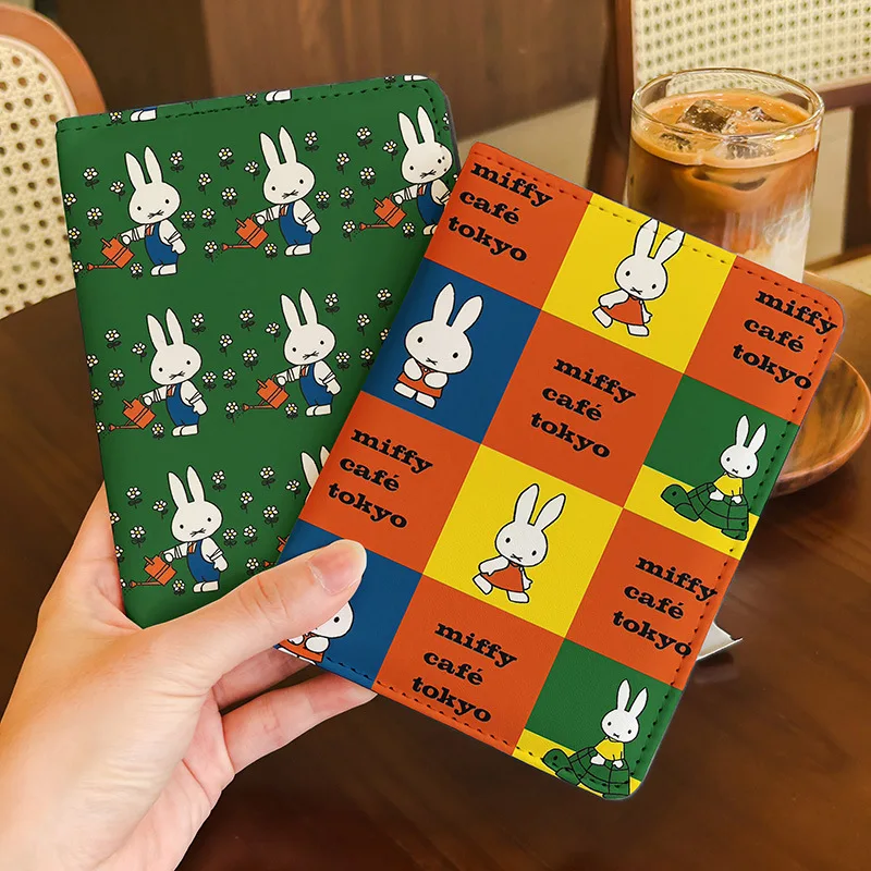 Neue Miffy-Kaninchen-ID-Tasche, Schutzhülle, hochwertige, niedliche Cartoon-Tasche, multifunktional, kreativ, für Reisen, Passamlet-Halter, Aufbewahrungstasche – Detail 2