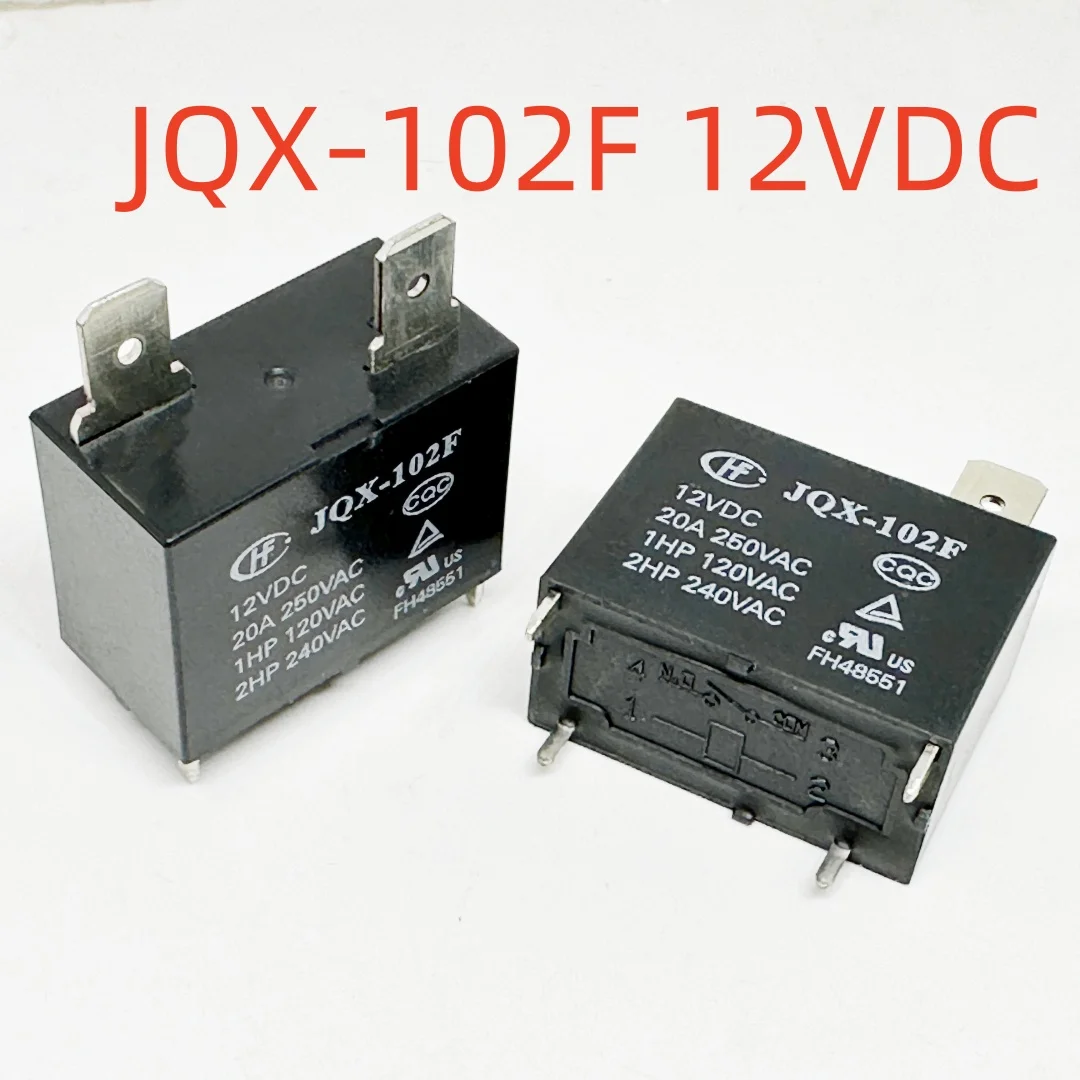 New JQX-102F 12VDC 20A Relay air conditioner 4pins