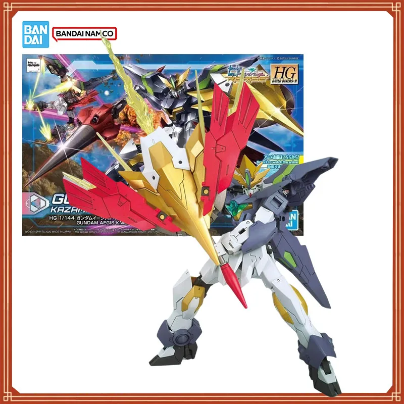 In Stock Bandai 100% Genuine Gundam Model Kit HG 1/144 Aegis Knight Anime Action Figure Collection Assembly Model Toys Gifts
