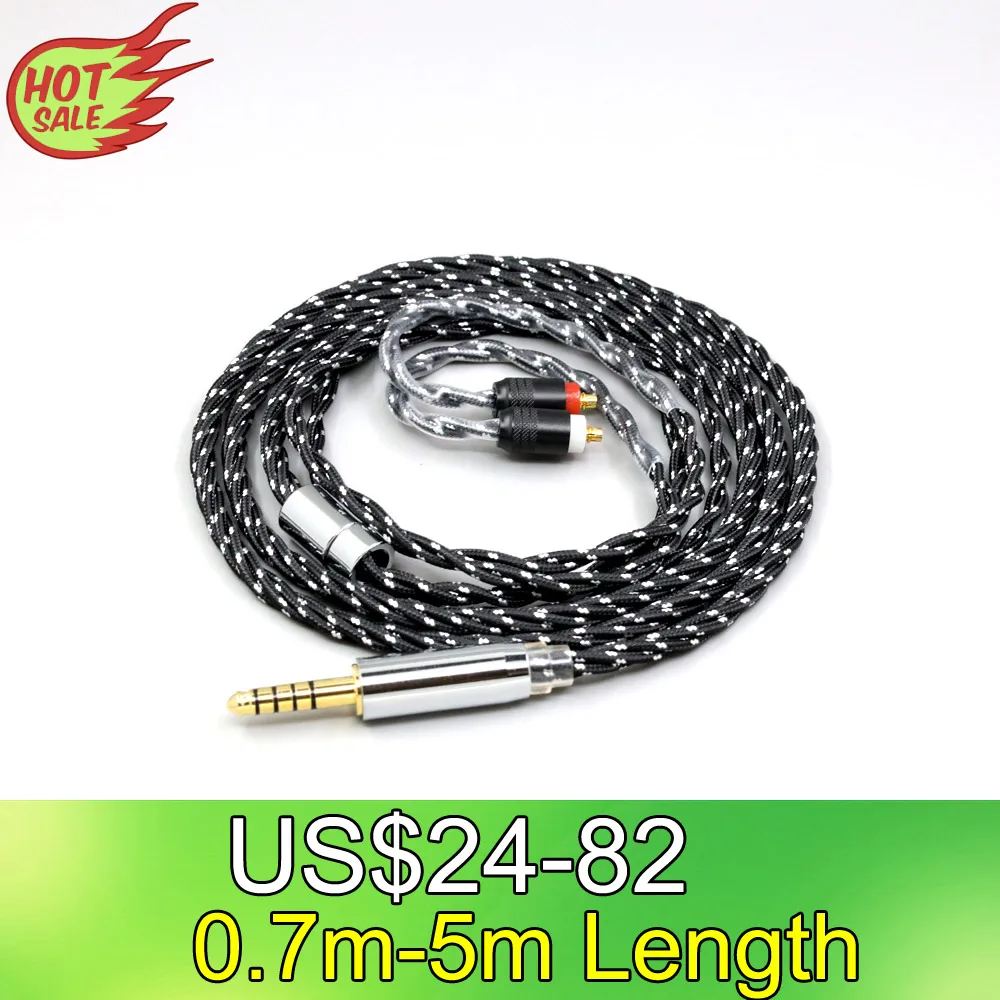 OCC Mixed OFC Twisting Nylon Earphone Cable For Sony IER-M7 IER-M9 IER-Z1R Headset LN008749