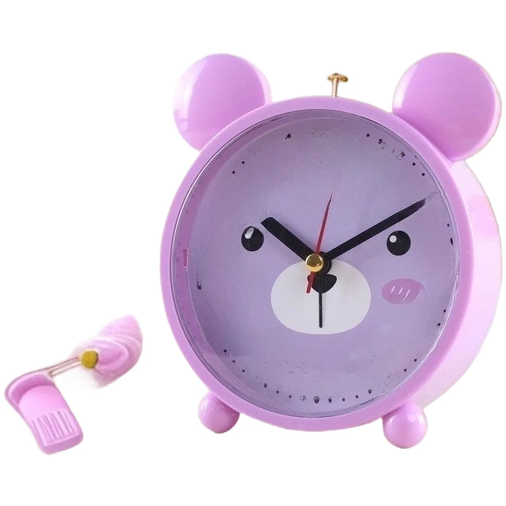Cute Cartoon Silent Alarm Clock For Students Bedroom Desk Clock With Sweep Alarm Clocks Silent Non Ticking For Kids Desk Clock