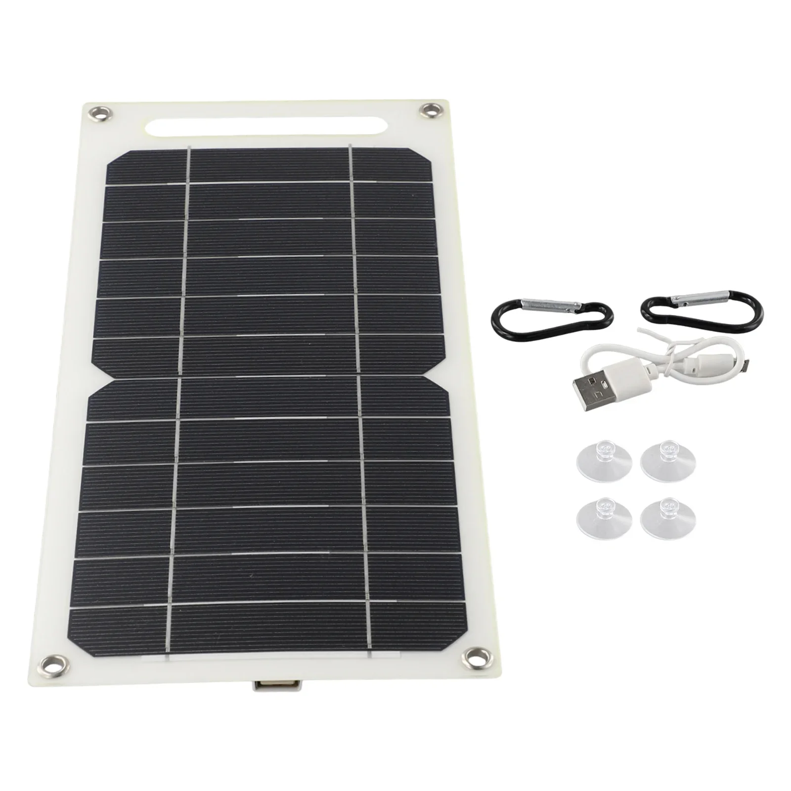 Durable Solar Panel Flexible Solar Panel Solar Water Pumps Suction Cup With Data Cable With Mountaineering Buckle