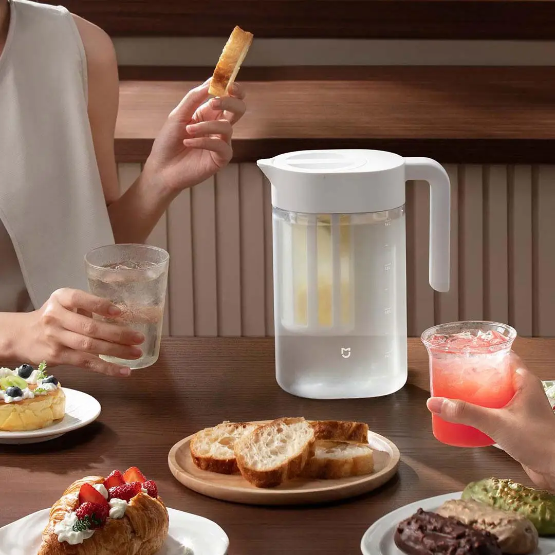 Xiaomi Mijia Large Capacity Cold Water Kettle Iced Beverage Dispenser Refrigerator Cold Juice Drink High Quality Storage Tank