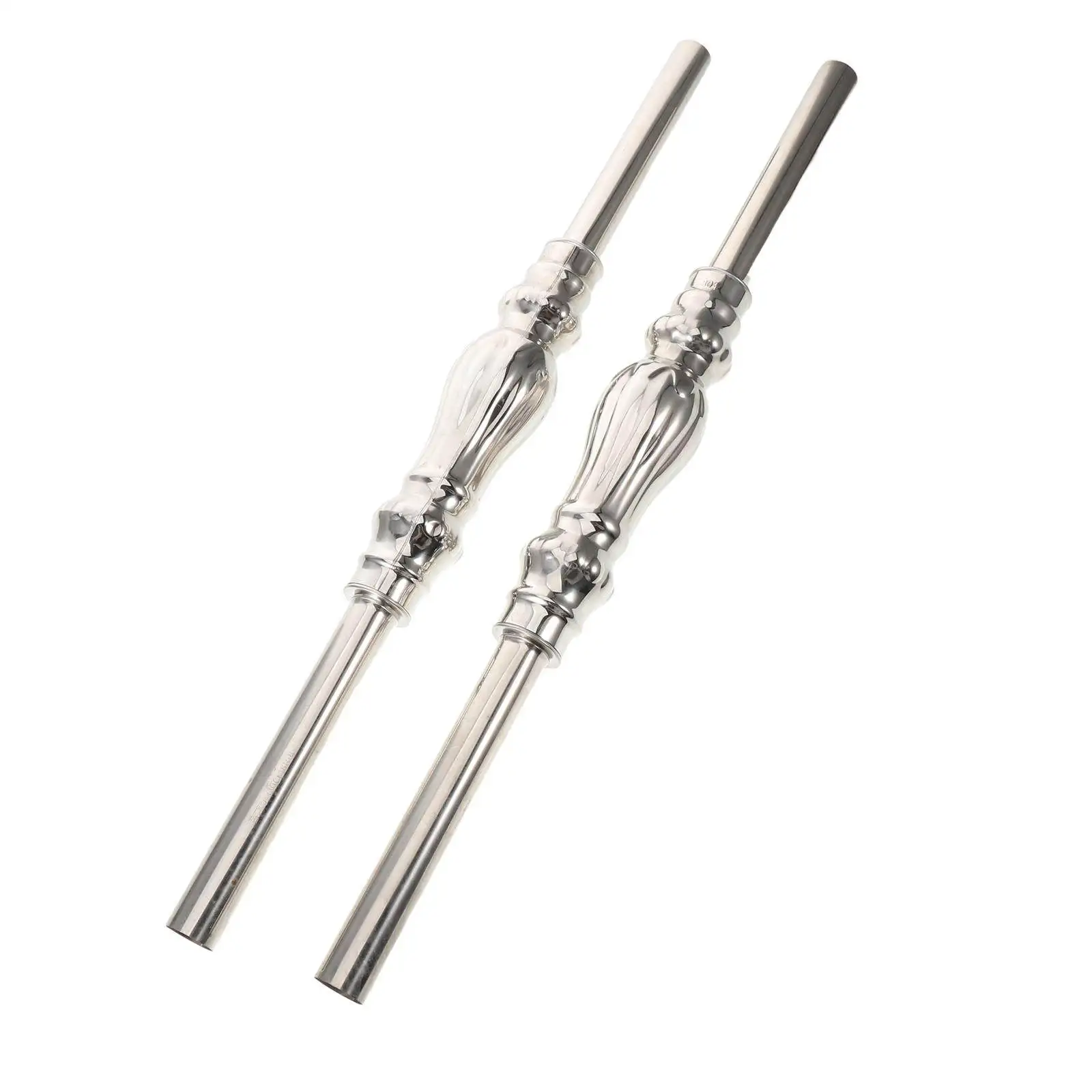 

2 шт. Металлические балясины для лестниц в римском стиле, 23,38x2,36 дюйма, для замены перил на веранде и террасе