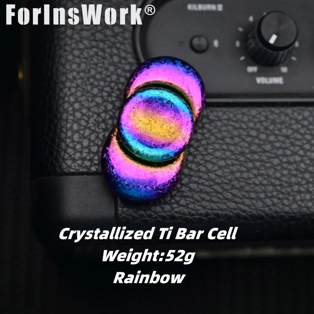 KINETICS آسيا المحيط الهادئ EDC بلورية Ti بار خلية اليد سبينر المعادن تململ لعبة التوحد اللعب ألعاب متململة الكبار #5