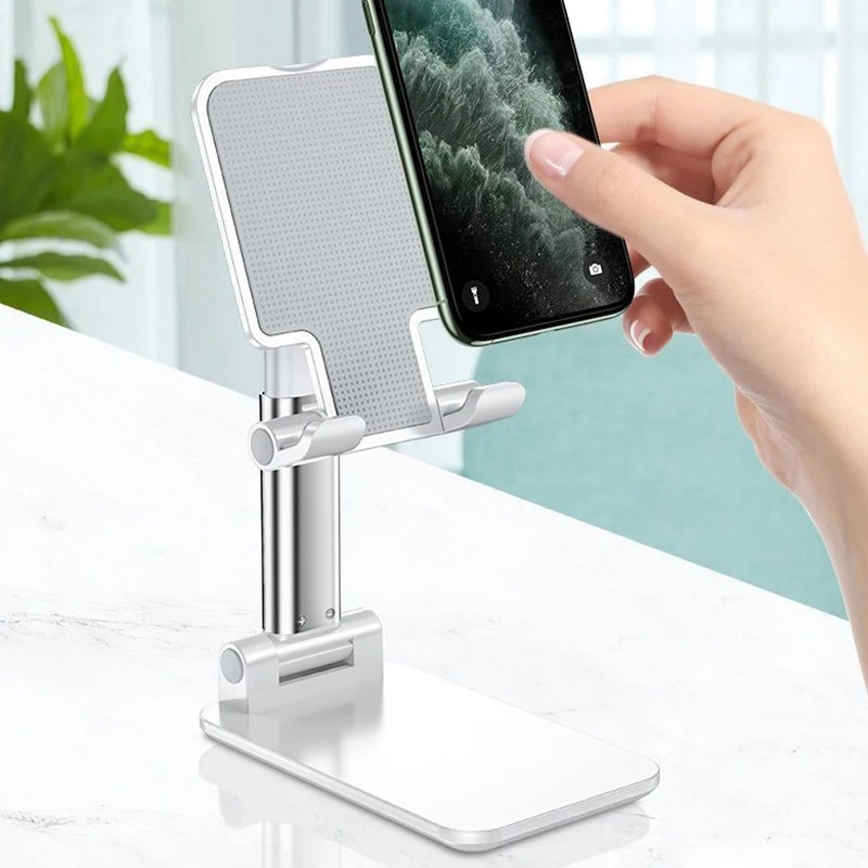 Mobile Phone Holder Stand Desktop Lazy Bedside Universal Support Stand Foldable and Hoisting Multi-Function Lifting Holder