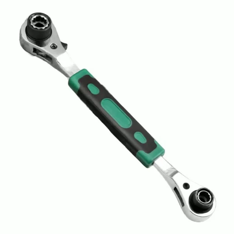 

Многофункциональный ключ с храповым механизмом 8-в-1 с двунаправленным утолщением, быстрый и экономичный, устойчивый к ржавчине, простой в использовании