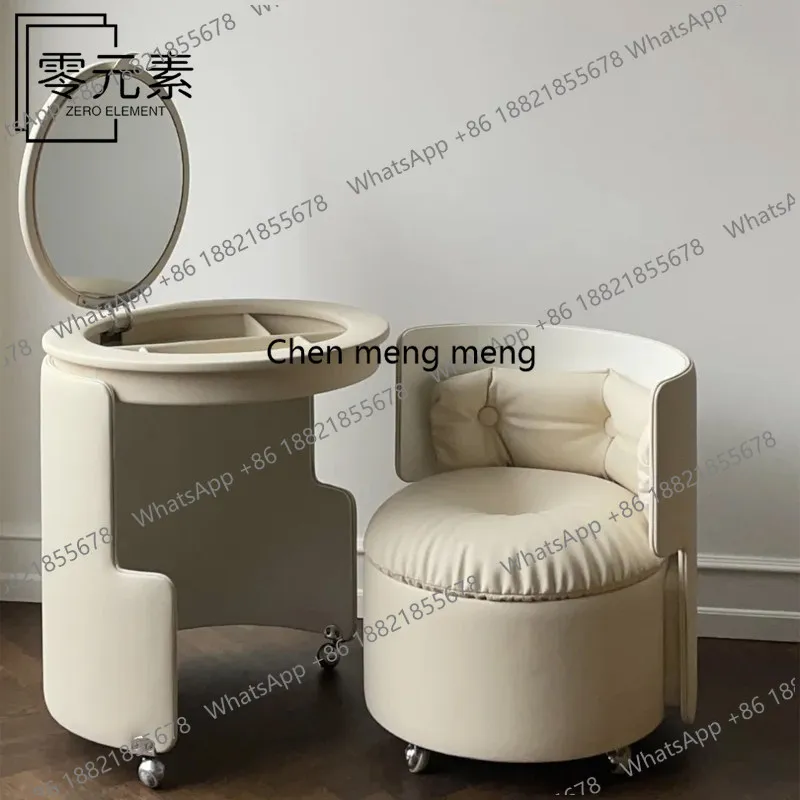 Q178 Nordic designer light luxury dresser removable small makeup table bedroom