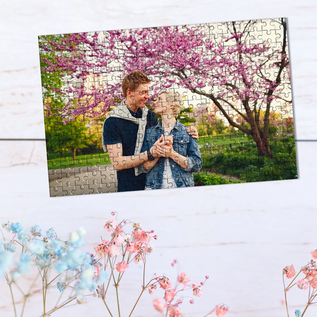 Creative Custom Picture Jigsaw puzzle Personalised Decompression Puzzles Custom DIY Personalised Photo Portrait Puzzles  For Ki