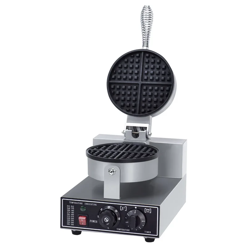 

Waffle Machine Stall Heart Shape Double Ended Pancake Machine Commercial Four Clap Muffin Maker