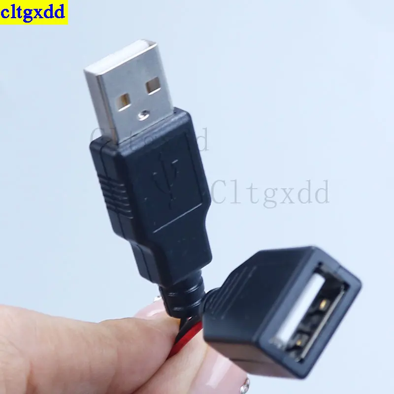Cltgxdd 1Piece USB Male Female to XH2.54 PH2.0 1.25 Terminal Wire 2-Core Power Cord USB Socket to Terminal Adapter Wire 20CM 3