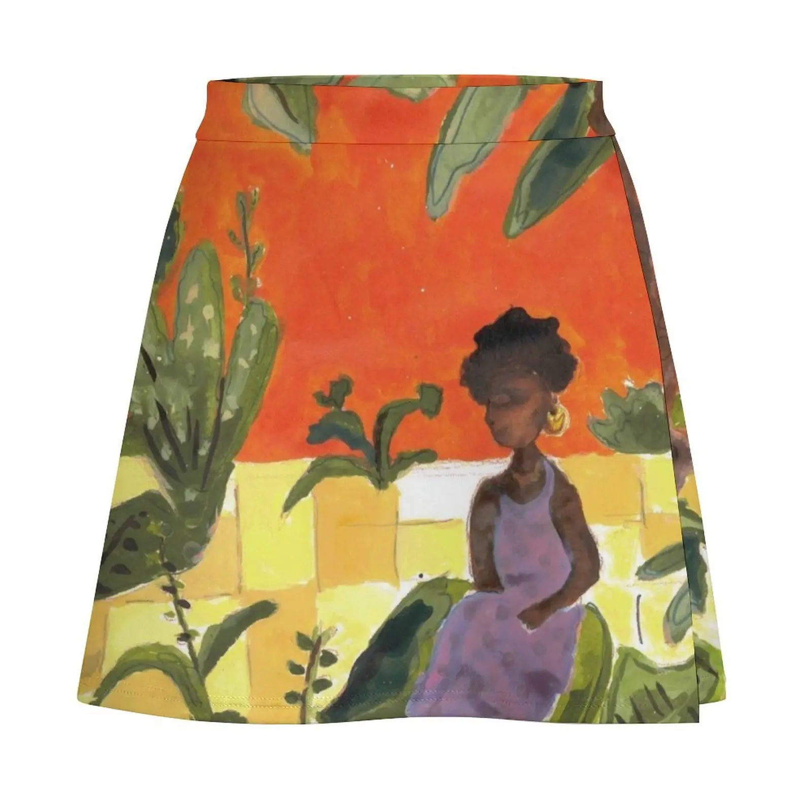Botanical room Mini Skirt skirts summer 2026 woman novelty in clothes Mini Skirt