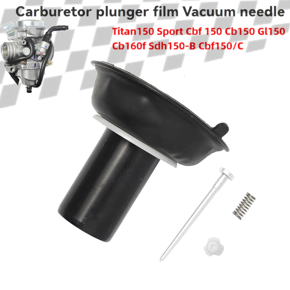 Carburetor Plunger Film Vacuum Needle For Honda Carburador Titan150 Sport Cbf 150 Cb150 Gl150 Cb160f Sdh150-B Cbf150/C