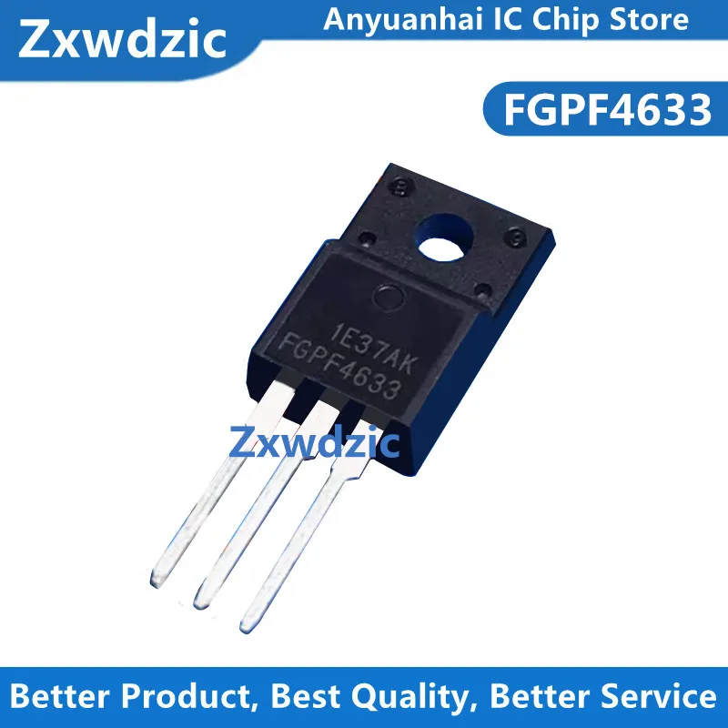 10pcs New Original FGPF4633 TO-220 300A330V LCD Power Supply Field-Effect Transistor