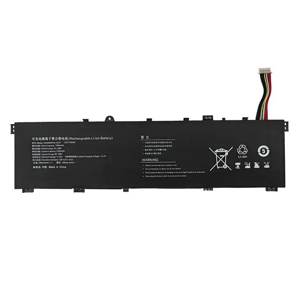7XINbox U639965PHV-3S1P 11.55V 81.6Wh 7200mAh high capacity Laptop Battery For Machenike 16 Air L16A L16A-R77840 L16A-R77735